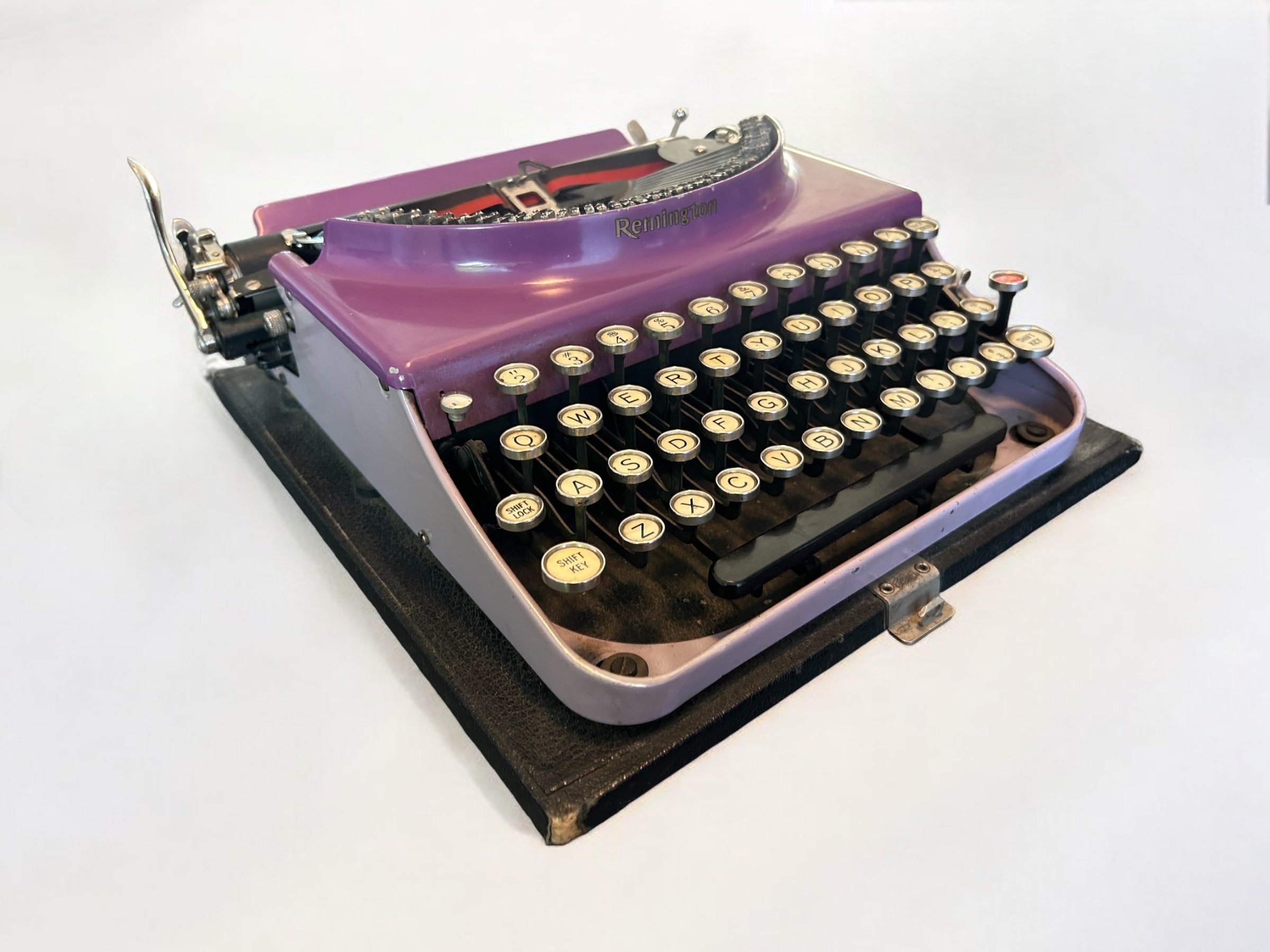 1930's Remington Portable #3 Typewriter With Case and Key
