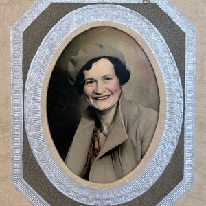Vintage Photo, Older Woman Antique Photograph, Antique Black and White Photo