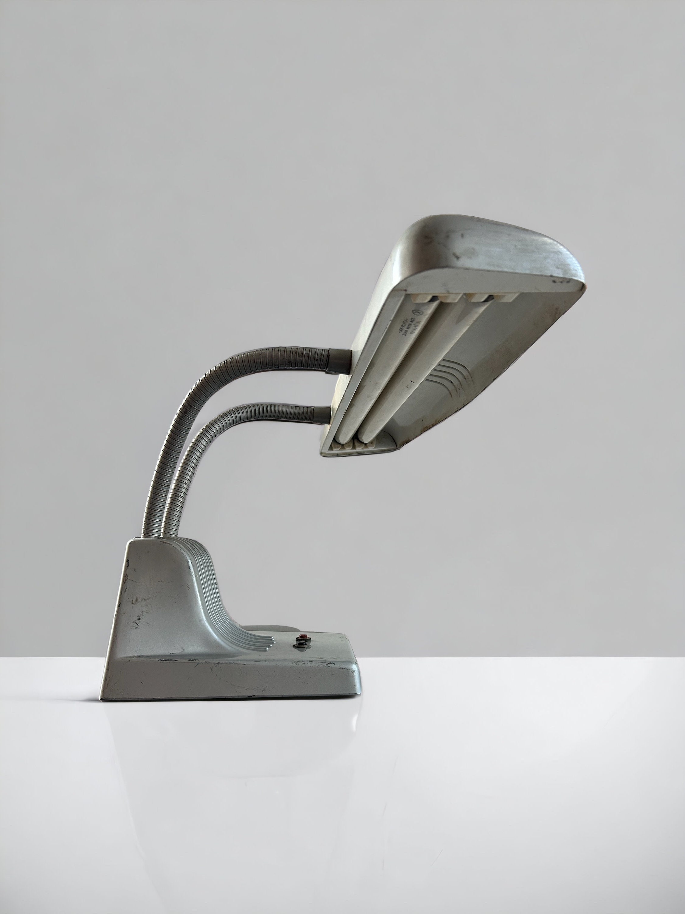 Vintage 1950s Dazor Gooseneck Desk Lamp, Mid-century Modern