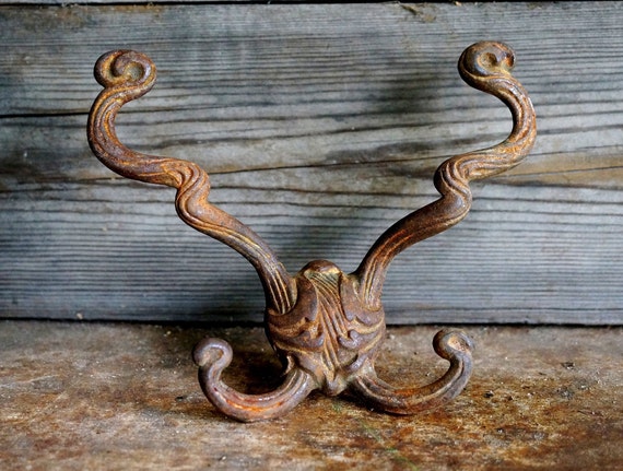 antique cast iron hooks