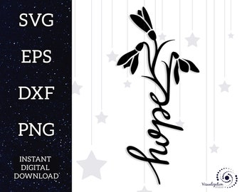 Download Snowdrop Svg Etsy