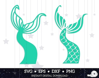Download Mermaid Tail Svg Etsy