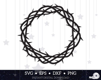 Free Free 82 Cross With Crown Of Thorns Svg SVG PNG EPS DXF File