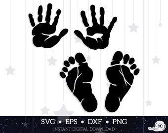 Download Baby Handprint Svg Etsy