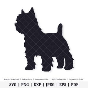Chien Terrier blanc des Highlands de l'Ouest | Oeuvre D'art Vectorielle | TÉLÉCHARGEMENT NUMÉRIQUE INSTANTANÉ | svg | png | dxf | jpeg | EPS | pdf