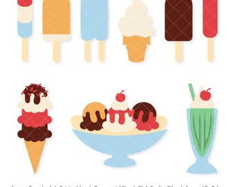 Ice Cream | Vector Bundle | INSTANT DIGITAL DOWNLOAD | svg | png | dxf | jpeg | eps | pdf