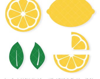 Lemon | Vector Artwork | INSTANT DIGITAL DOWNLOAD | svg | png | dxf | jpeg | eps | pdf