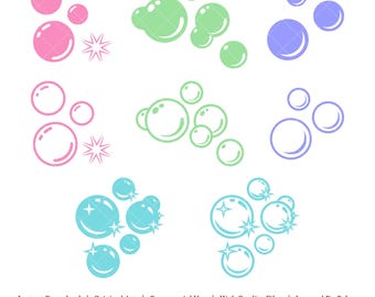 Bubbles | Vector Bundle | INSTANT DIGITAL DOWNLOAD | svg | png | dxf | jpeg | eps | pdf
