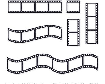 Negative Film Strips | Vector Bundle | INSTANT DIGITAL DOWNLOAD | svg | png | dxf | jpeg | eps | pdf