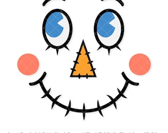 Scarecrow Face | Vector Artwork | INSTANT DIGITAL DOWNLOAD | svg | png | dxf | jpeg | eps | pdf