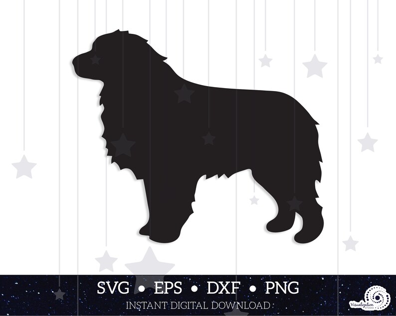 Download Great Pyrenees Dog Silhouette Vector INSTANT DIGITAL | Etsy
