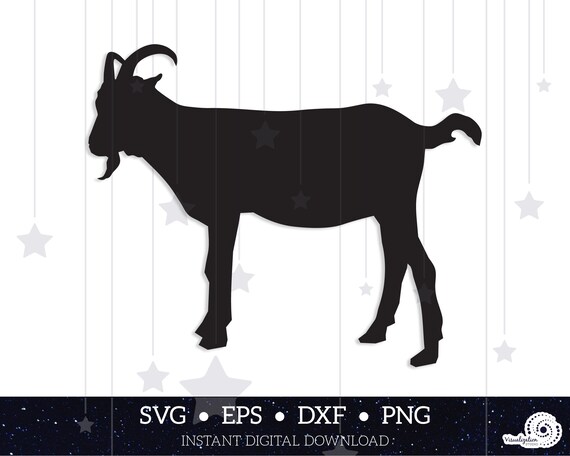 Download Billy Goat Silhouette Vector Instant Digital Download Etsy