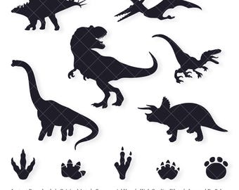 Dinosaur Shapes | Vector Bundle | INSTANT DIGITAL DOWNLOAD | svg | png | dxf | jpeg | eps | pdf