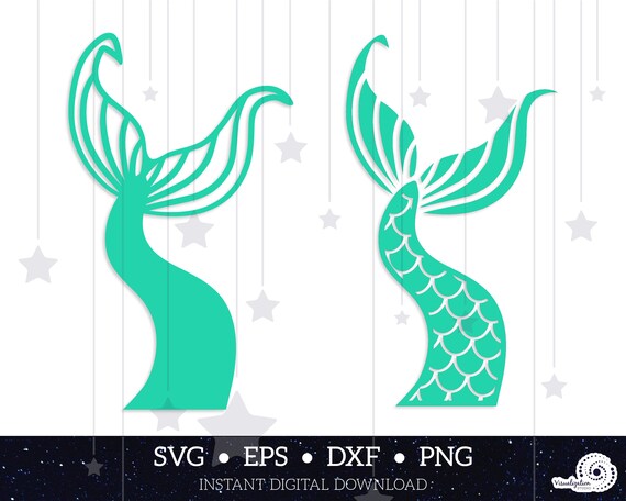 Download Mermaid Tail Fin Vector Set INSTANT DIGITAL DOWNLOAD svg ...