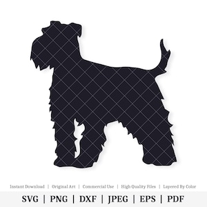Miniature Schnauzer Dog | Vector Artwork | INSTANT DIGITAL DOWNLOAD | svg | png | dxf | jpeg | eps | pdf