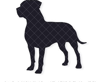 Pitbull Dog | Vector Artwork | INSTANT DIGITAL DOWNLOAD | svg | png | dxf | jpeg | eps | pdf