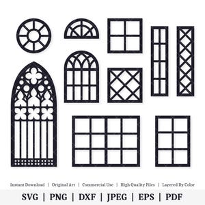 Windows / Pacchetto vettoriale / DOWNLOAD DIGITALE IMMEDIATO / svg / png / dxf / jpeg / eps / pdf