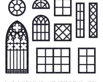 Windows | Vector Bundle | INSTANT DIGITAL DOWNLOAD | svg | png | dxf | jpeg | eps | pdf