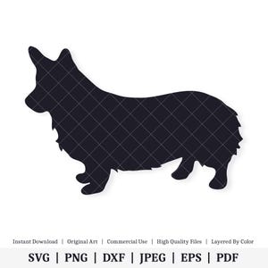 Hund Corgis | Illustrationen | SOFORTIGER DIGITALER DOWNLOAD | svg | png | dxf | .jpg | eps | pdf