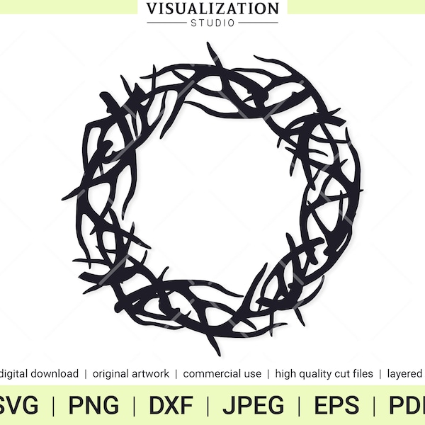 Antler Wreath | Vector Clipart | INSTANT DIGITAL DOWNLOAD | svg | png | dxf | jpeg | eps | pdf