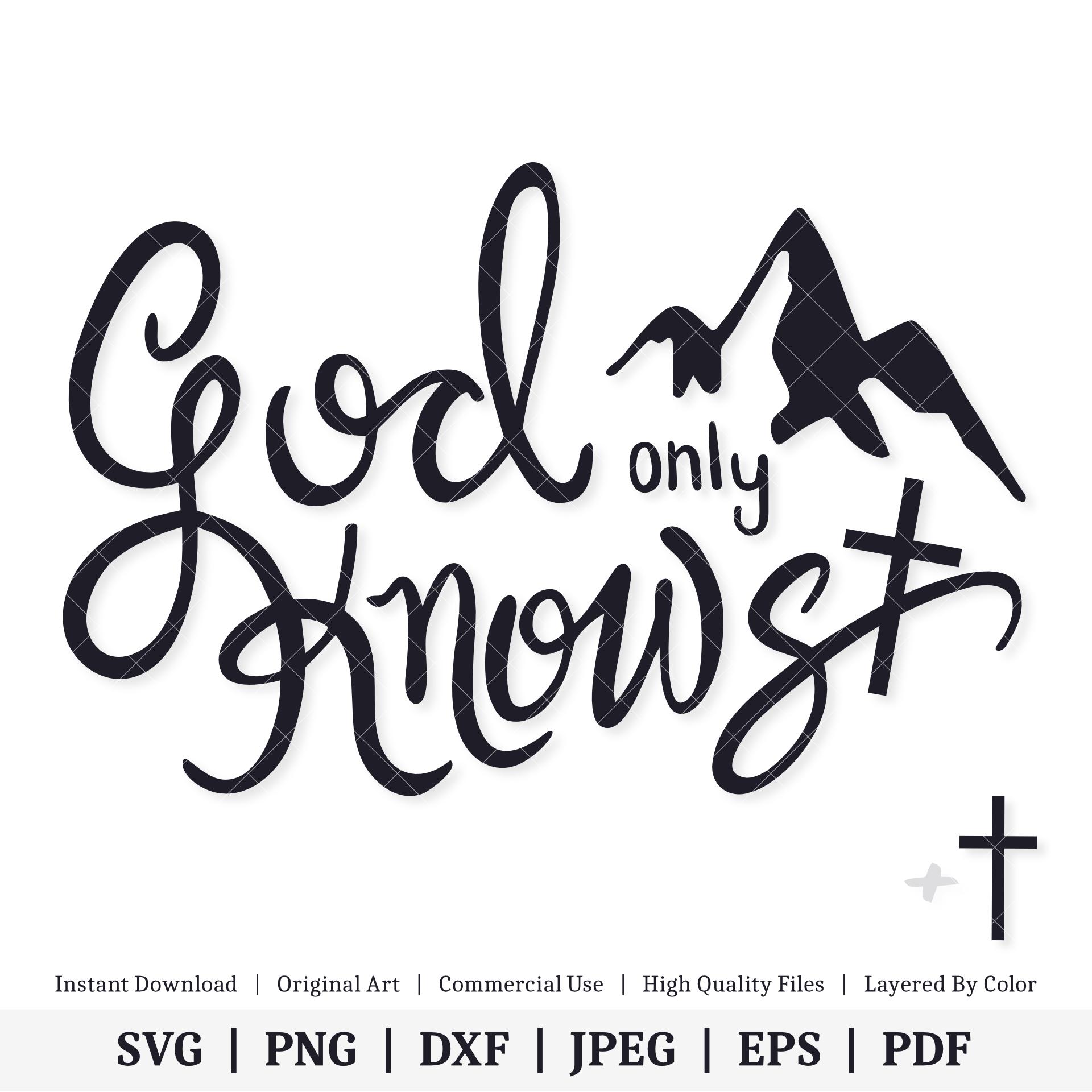 God Only Knows - Etsy