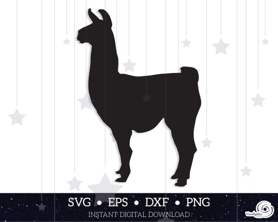 Download Llama Silhouette Vector Instant Digital Download Svg Etsy