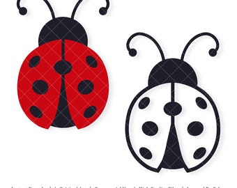 Ladybug | Vector Artwork | INSTANT DIGITAL DOWNLOAD | svg | png | dxf | jpeg | eps | pdf