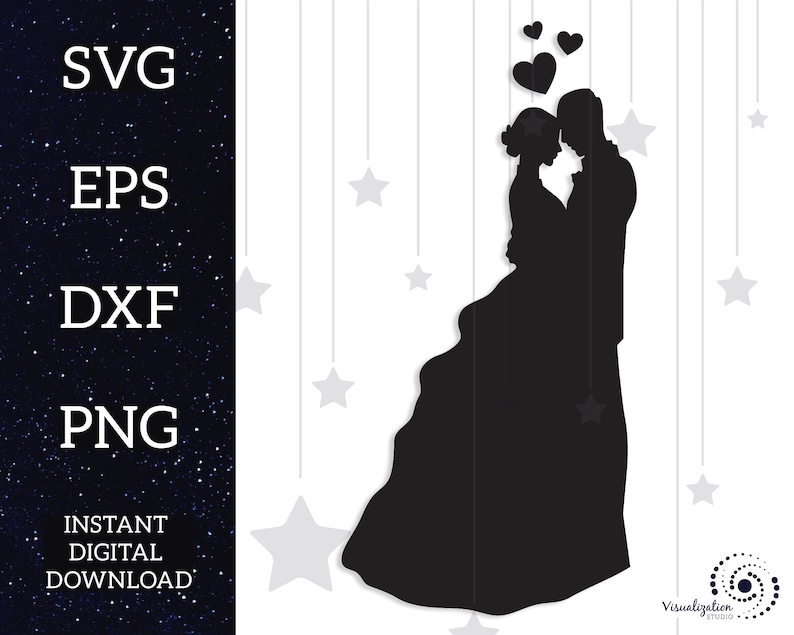 Free Wedding Couple Svg