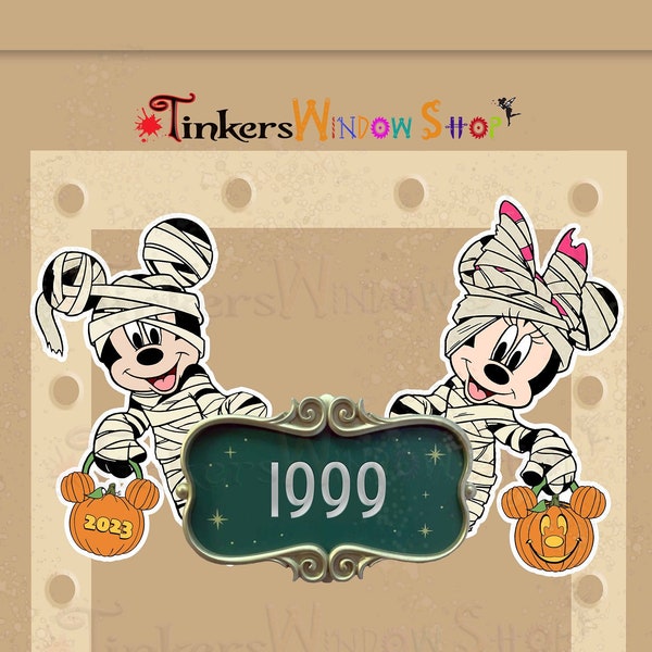 Halloween on the High Seas Mummy Mickey or Minnie D.I.S.N.E.Y Cruise Line Magnet