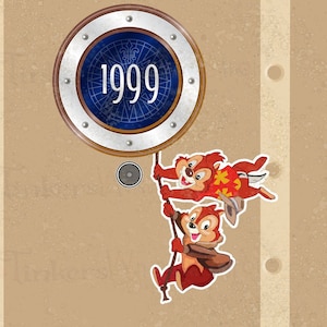 Chip and Dale Rescue Rangers Cabin Door Decoration