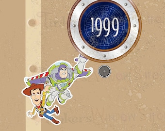 Toy Story Buzz and Woody D.i.s.n.e.y  Cruise Line Door Magnet -Pixar