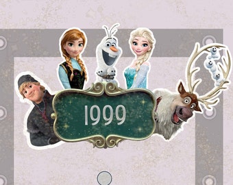Frozen Gang for Peeking out stateroom All DCL Cabin Number