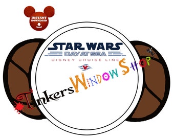 Princess Leia Hair Buns For Star Wars Day At Sea Disney Cruise Etsy