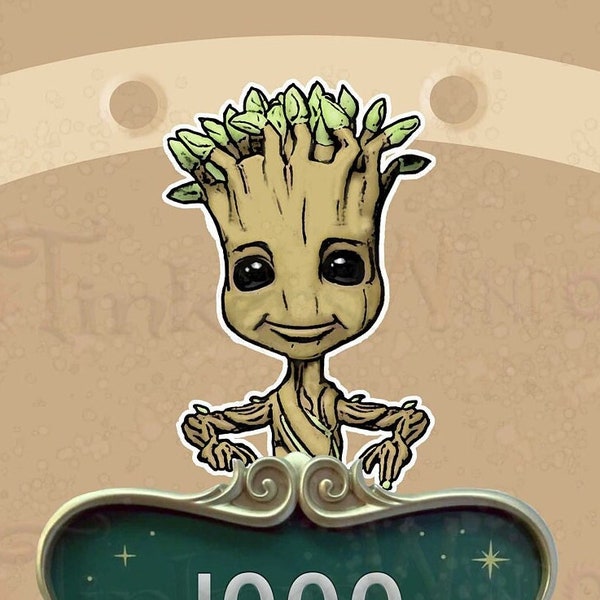 Cute Baby Groot DCL D.I.S.N.E.Y Cruise Line Magnet