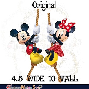 Mickey and Minnie Hanging of anchor Cruise Cabin Door Magnet