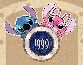 Stitch, Angel or Scump doll Alien Magnet for D.i.s.n.e.y Cruise Line - DCL - Lilo Stitch