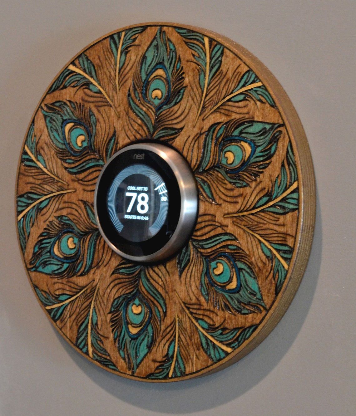 Nest Wall Plate / Nest Thermostat Wall Plate / Wall Decor / Etsy
