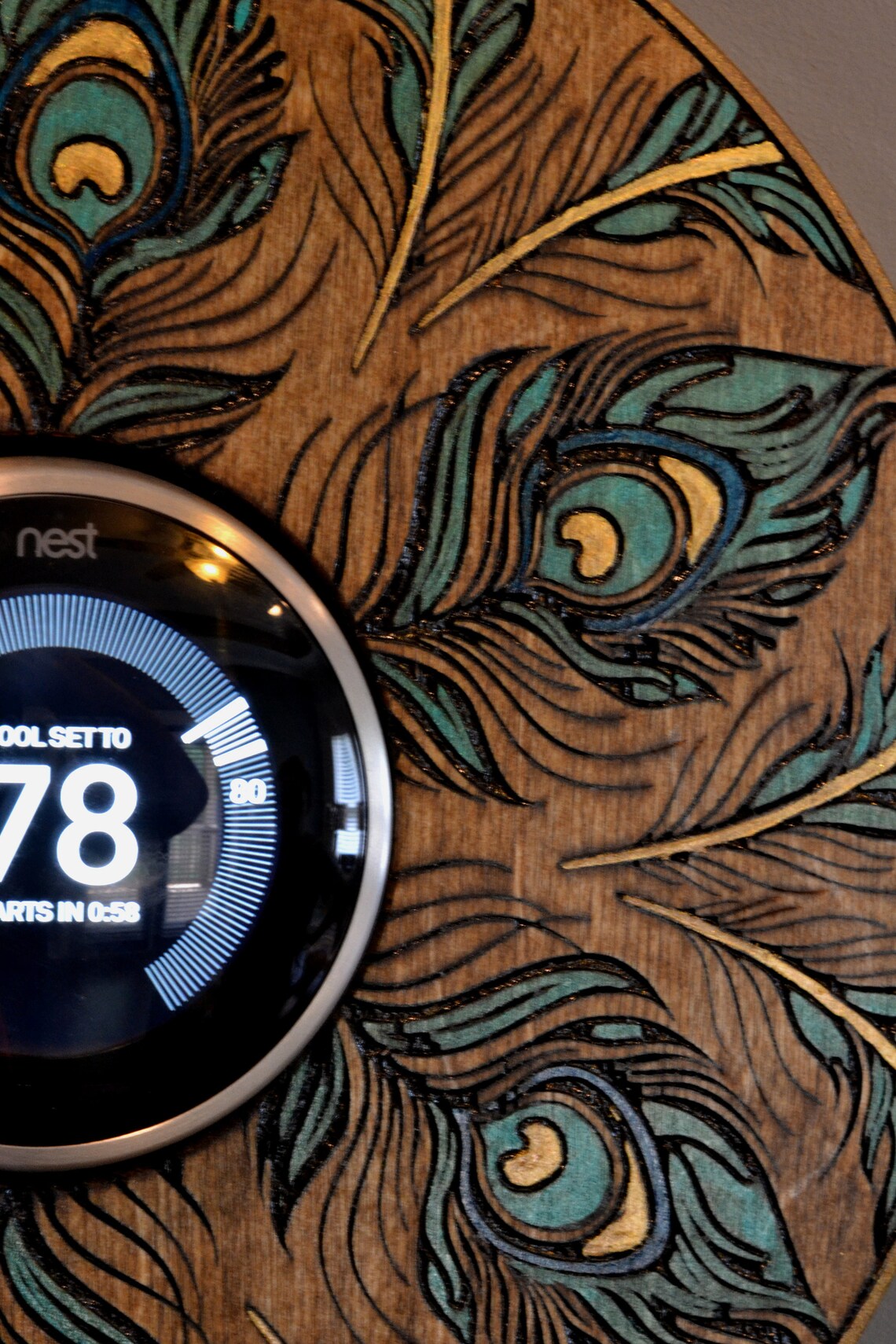 Nest Wall Plate / Nest Thermostat Wall Plate / Wall Decor / Etsy