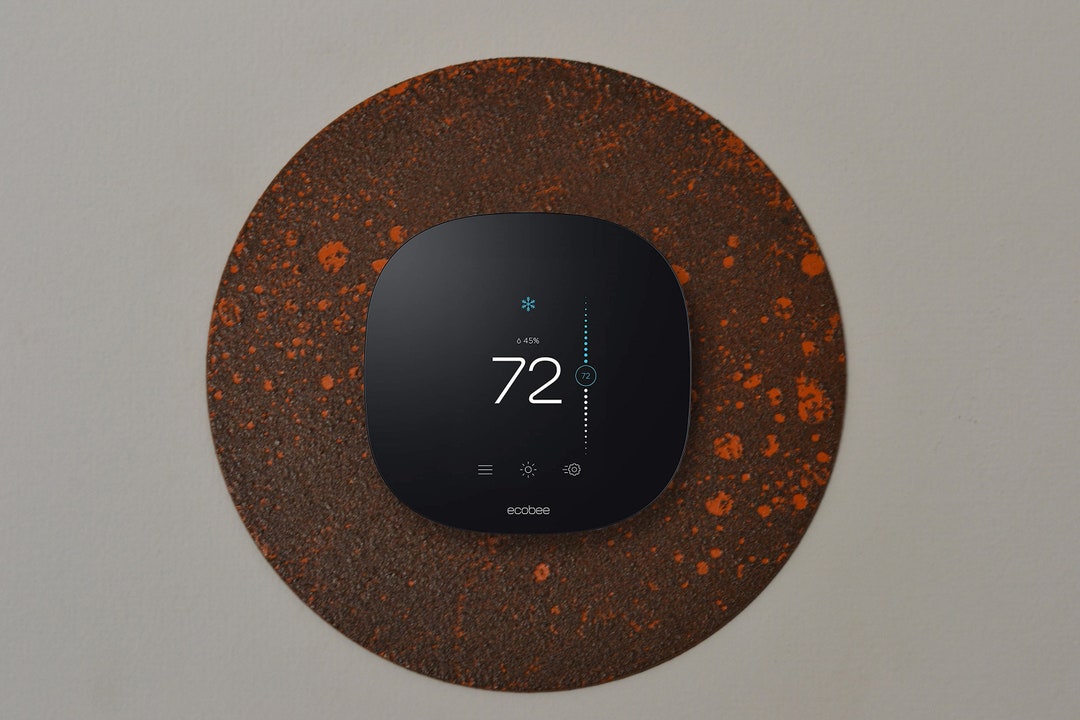 Ecobee Wall Plate / Ecobee Thermostat Wall Plate / Wall Decor Metal Rusto Wall Plate Etsy