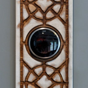 Nest Wall Plate / Nest Thermostat Wall Plate / Wall Decor / Home Decor - Craftsman Nest Wall Plate
