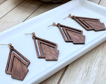 Pendientes de madera