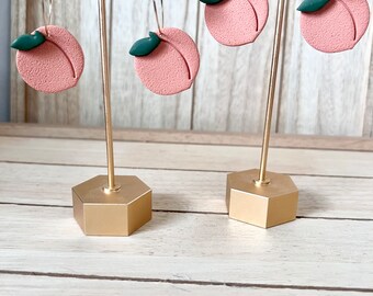 Aros de melocotón, fresa, cereza