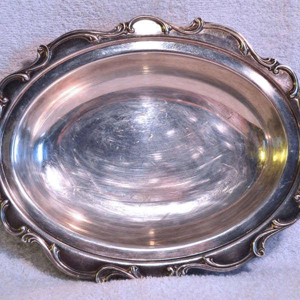 Vintage Webster Willcox International Silver Joeanne 7212 Oval Platter - Perfect for Entertaining!