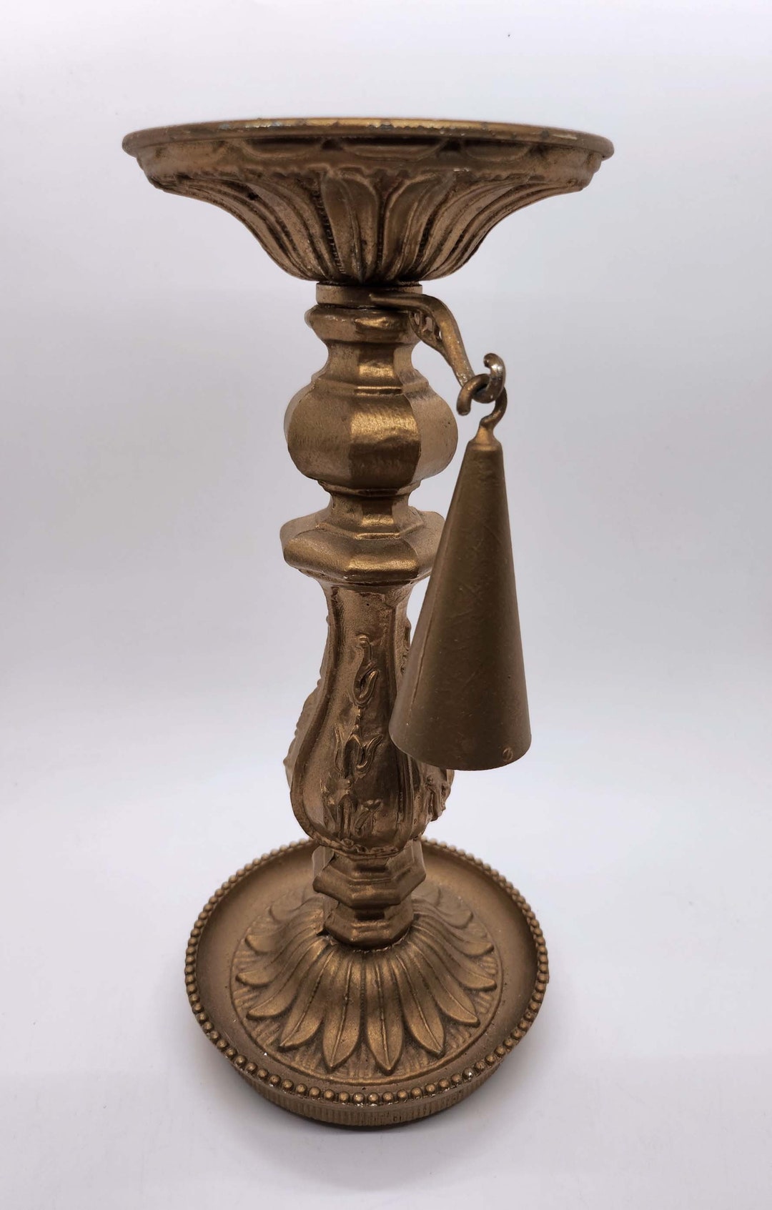 Vintage Villy Candle Holder With Snuffer Antique Charm From Etsy