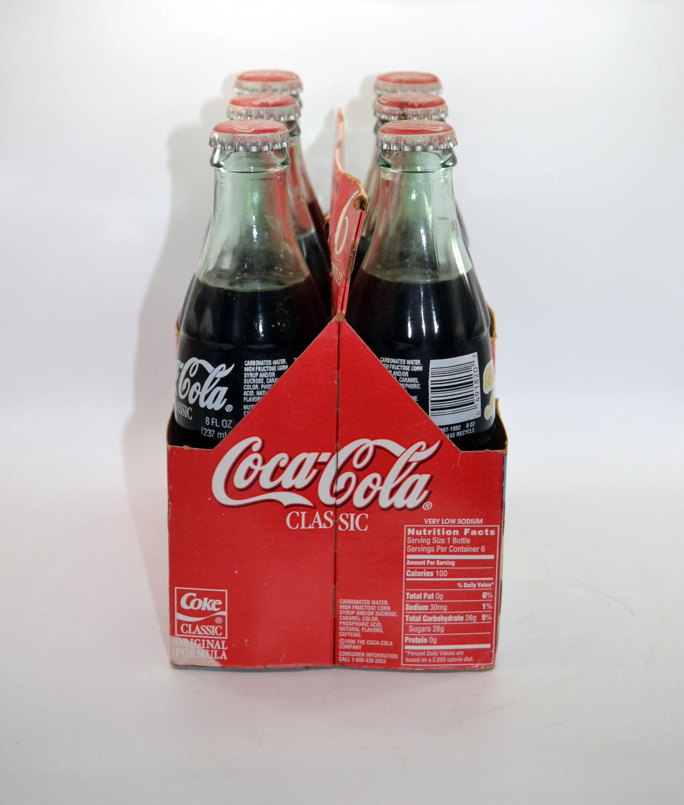 1997 Coca-cola Blue Angels 6-pack – Vintage Glass Bottles in