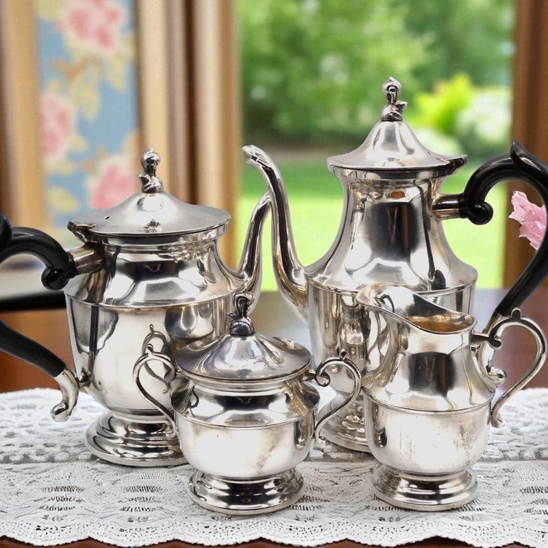 Elegant Tea Set - Etsy