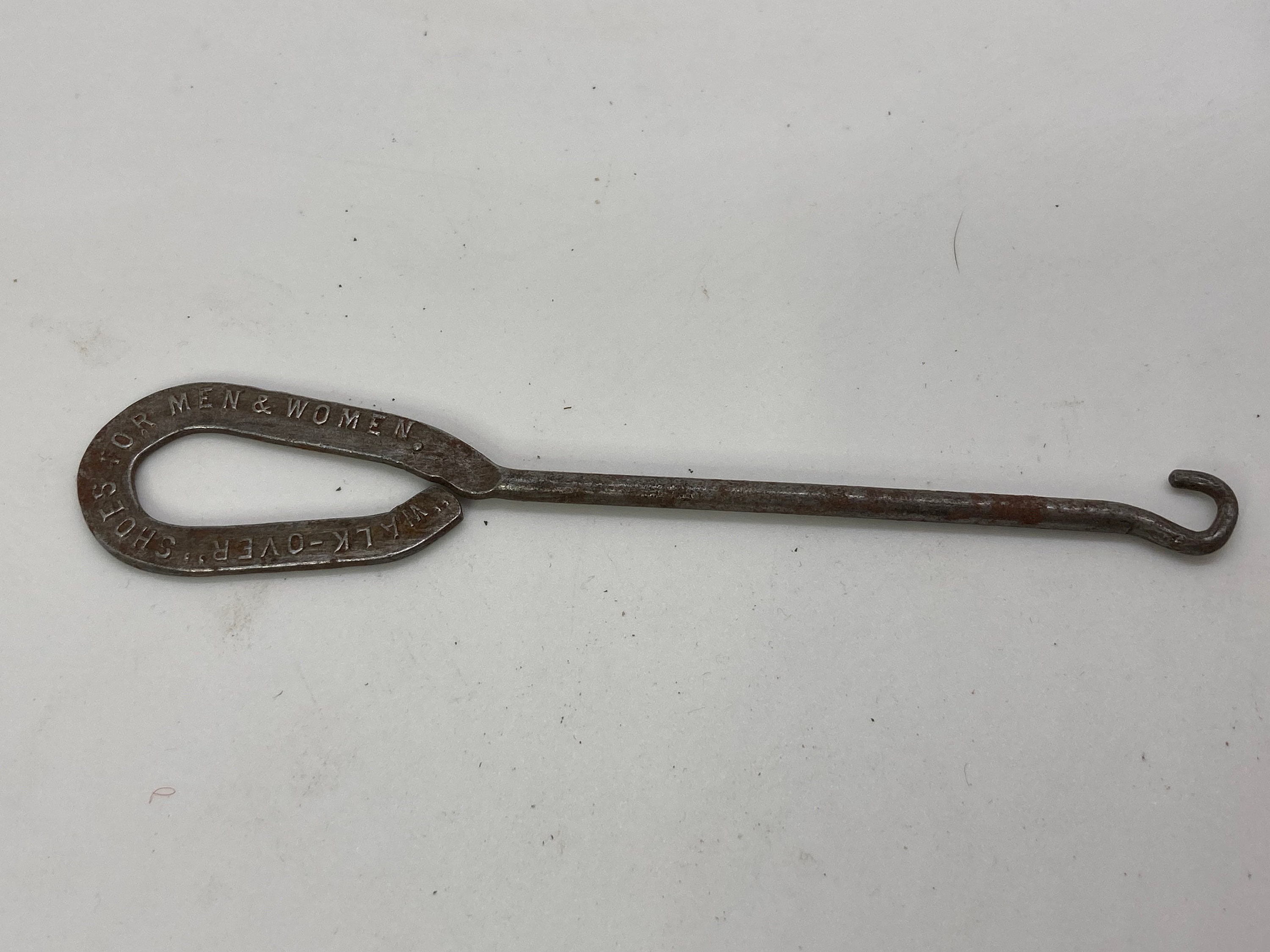 Antique Wieting Shoe Store Shoe Button Hook Tool 3-5/8 Long Syracuse NY
