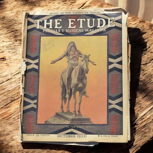 1920 Etude Music Magazine – Antique Collector’s Gem!