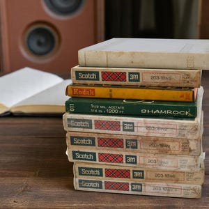 Retro Reel-to-Reel Tape Bundle – Pristine Blanks & Sealed Gems