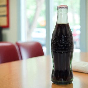 Coca-Cola Classic Bottle, Huntsville AL Embossed Glass, Original Formula, Sealed 6.5oz Vintage Coke, Full Contour Bottle Collectible